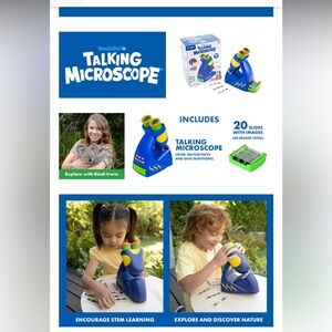 Educational Insights GeoSafari Jr. Talking Microscope for Kids, STEM & Science